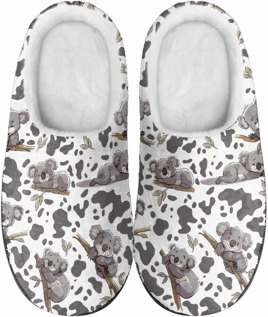 Cotton Slippers, Women's Fuzzy Slippers, House Shoes, Indoor & Outdoor, Size 34-50 (EUR), 3-15 (US) (Women), 8-15 (Men) for Women & Men