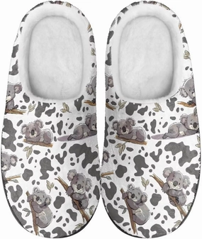 Cotton Slippers, Women's Fuzzy Slippers, House Shoes, Indoor & Outdoor, Size 34-50 (EUR), 3-15 (US) (Women), 8-15 (Men) for Women & Men