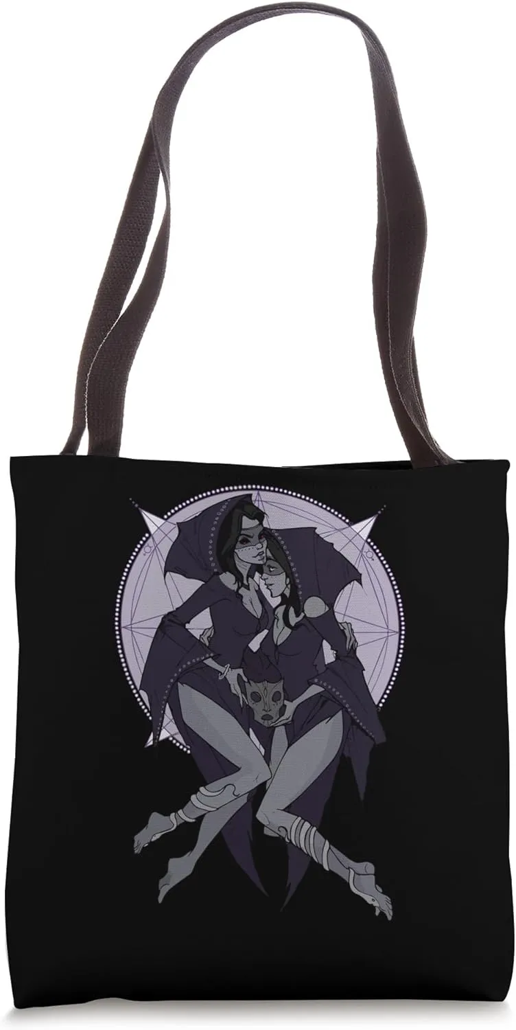 Creepy Cute Revenge And Sorrow Sister Twins Occult Day Tote Bag