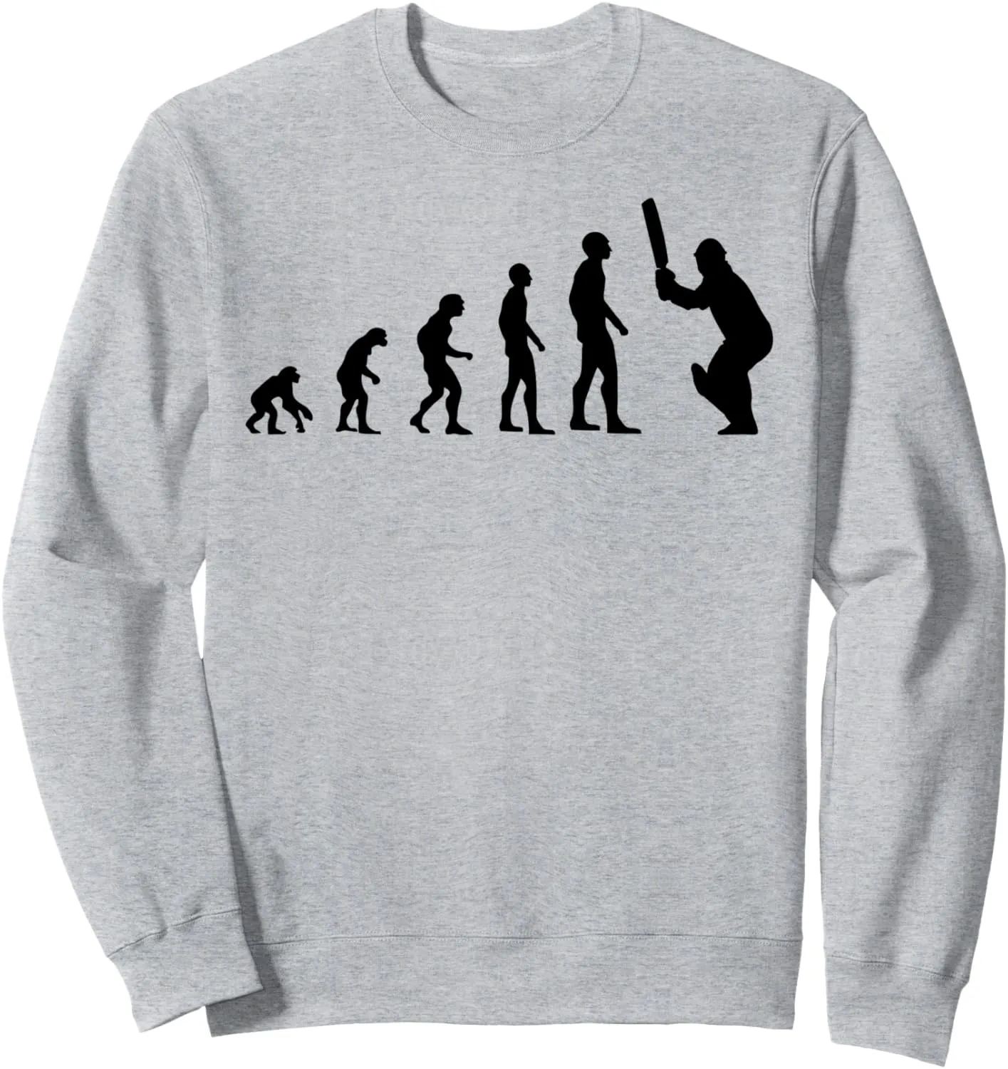 Cricket Player Fans Trainer Coach Team Funny Evolution Sweatshirt