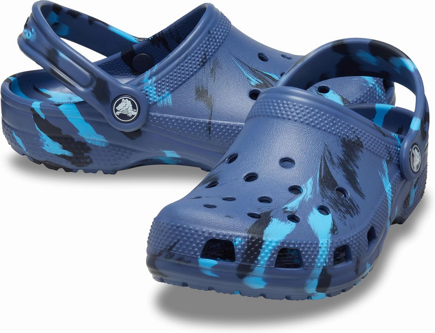 Crocs Kids' Classic Marbled Tie-Dye Clog