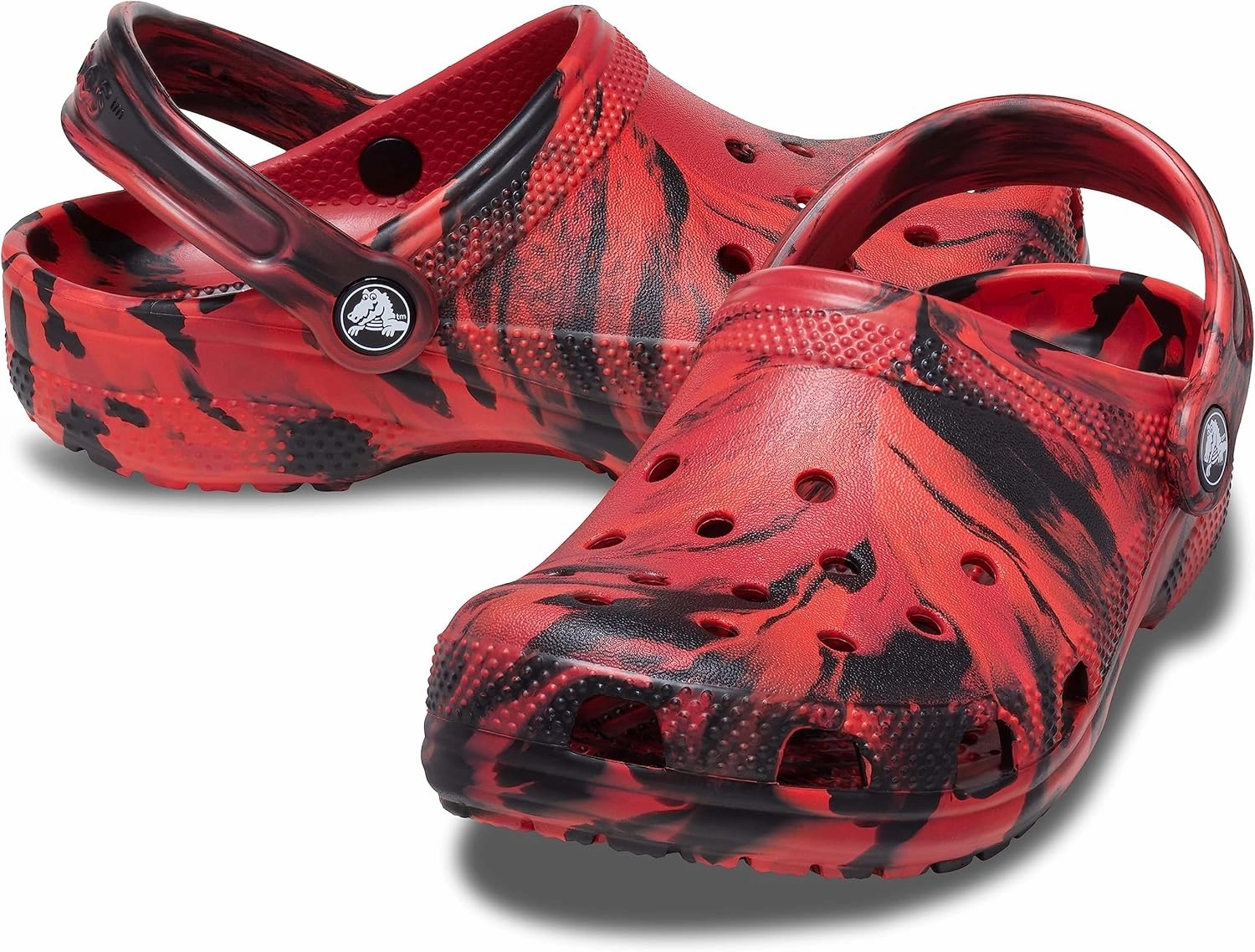 Crocs Kids' Classic Marbled Tie-Dye Clog