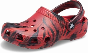 Crocs Kids' Classic Marbled Tie-Dye Clog
