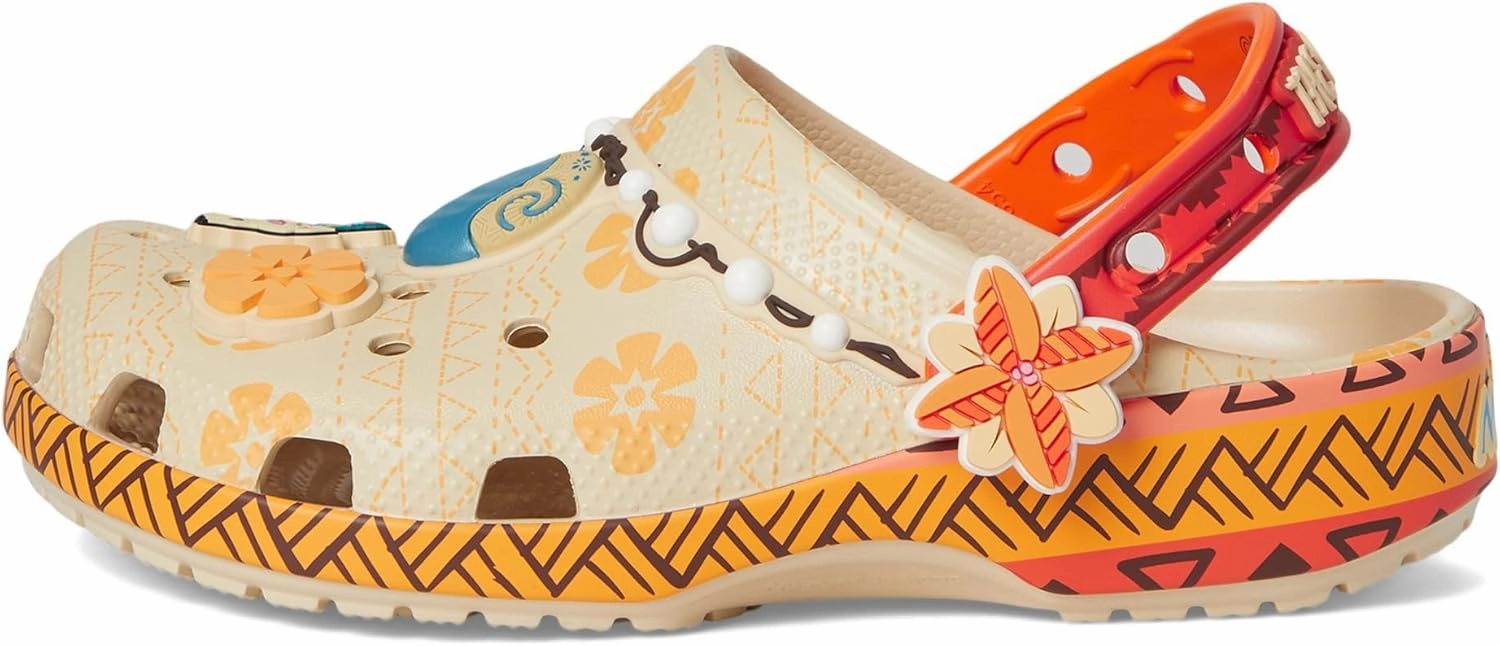 Crocs Unisex-Child Disney Moana Classic Clogs (Little Big Kid)