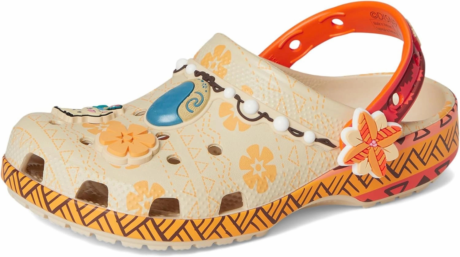 Crocs Unisex-Child Disney Moana Classic Clogs (Little Big Kid)