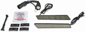 Custom Dynamics Saddlebag LED Latch Lightz for 14-22 H-D Touring - Smoke