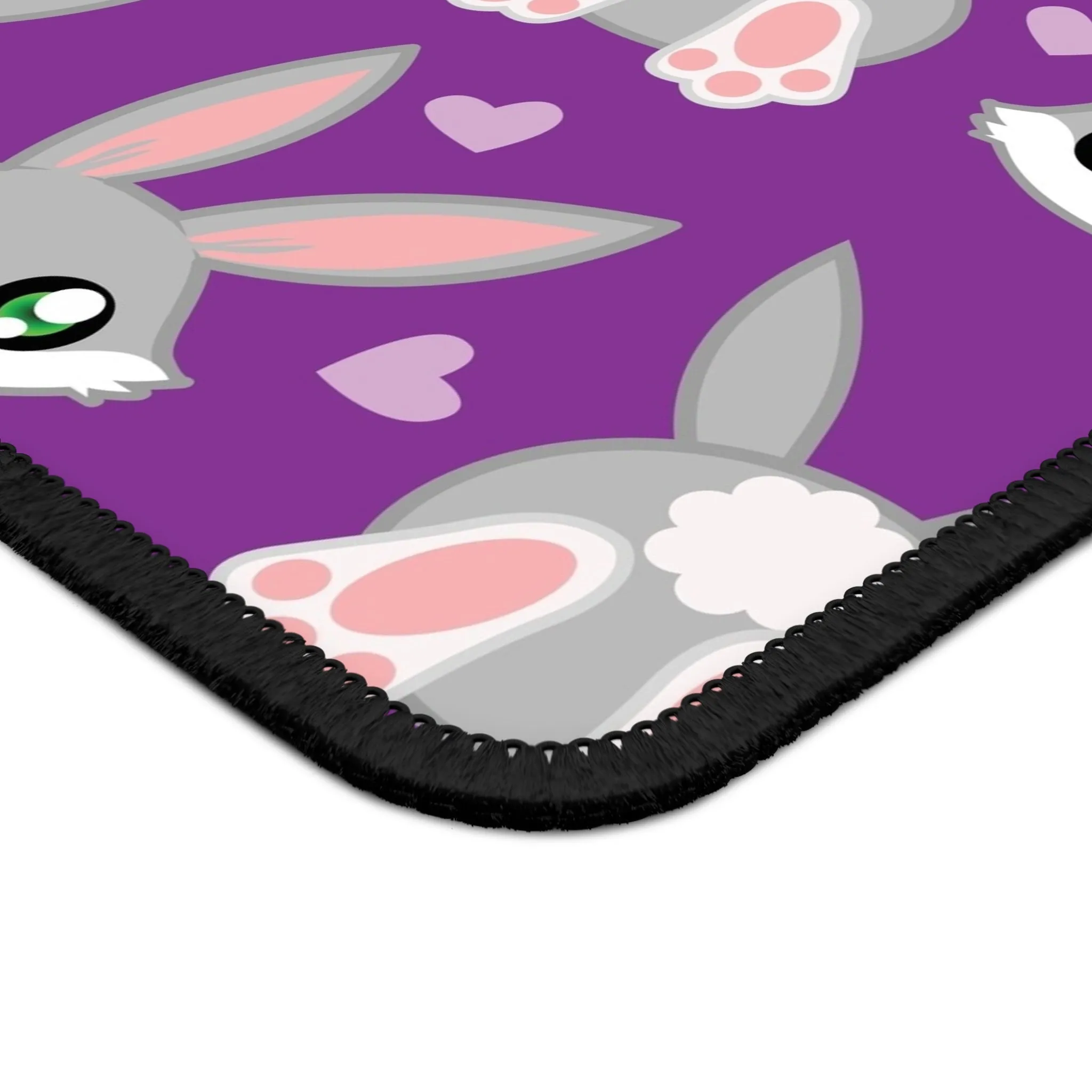 Cute Bunny Gaming Mouse Pad - Colorful Rabbit Design for Gamers