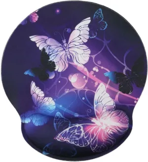 Cute Mousepad, Non-Slip Bottom Cotton Wrist Guard Mouse Pad, Slow Rebound Circular Wrist Rest