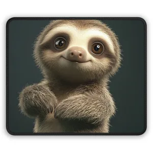 Cute Sloth Gaming Mouse Pad | Fun Desk Accessory for Gamers