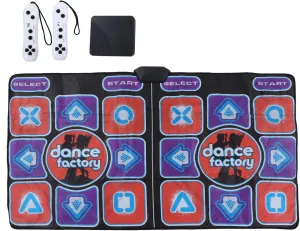 Dance Pad for Adult Kids, Electronic Dance Mat for TV, Music Double Dance Pad with Handle, for Early Education, Exercise, Yoga Dancing