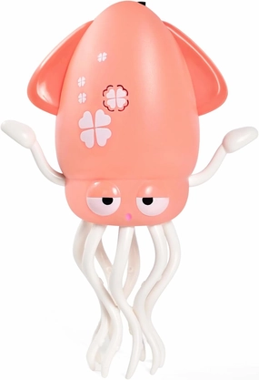 Dancing Octopus Toy, Electric Dancing Squid Toy with Lights, Music & Auto Obstacle Avoidance, Rechargeable Magic Octopus with Fishing Rod for Toddler/Kids Ages 3 Up(Pink)