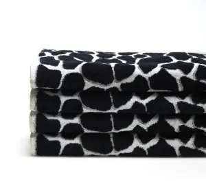 Dazzle Black & White Hand Towel