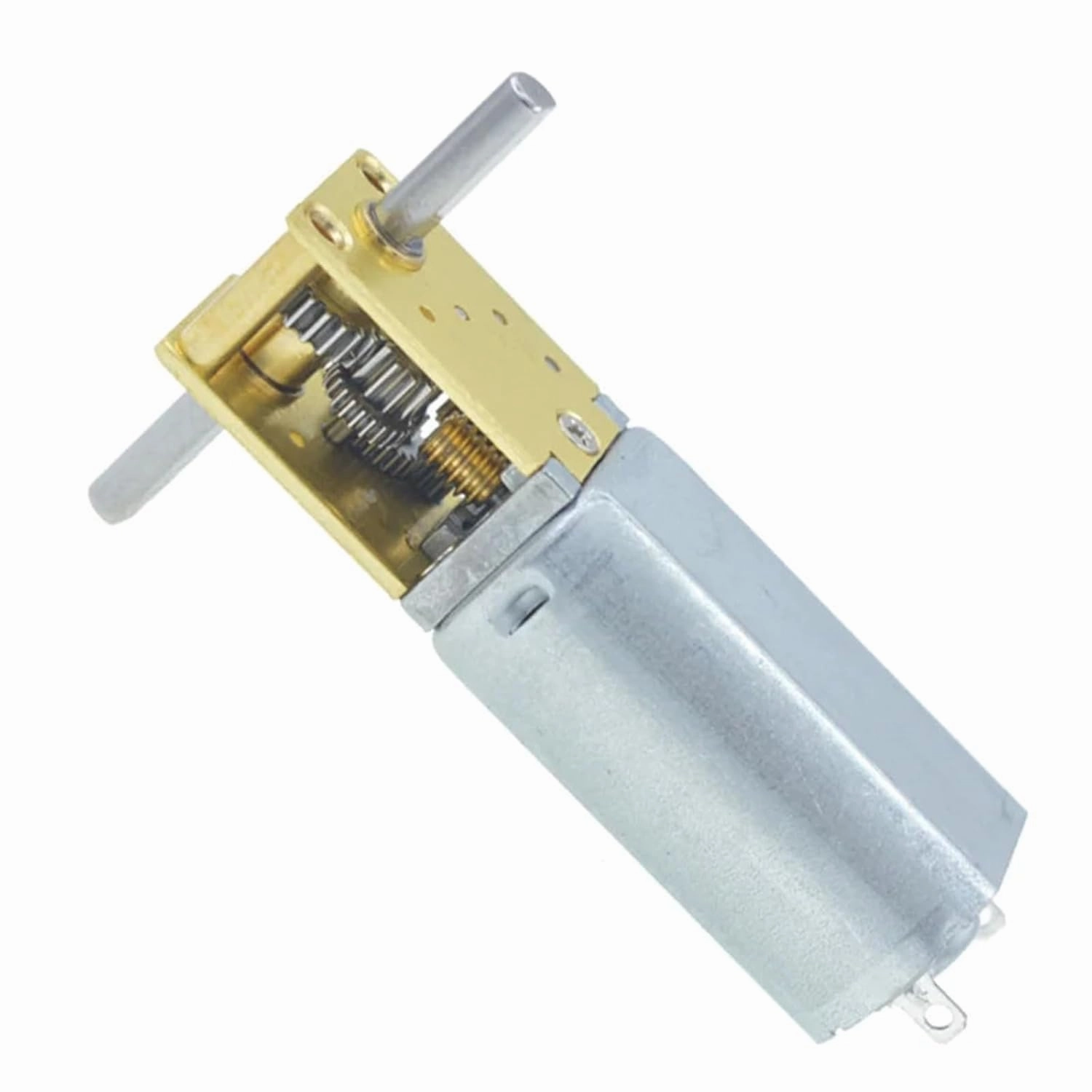 DC 3/6/12V Mini Micro Metal Gear Motor 4-762RPM 1218-050 Worm Gear Motor Smart Car Robot Electric Reduction Gear Motor Reducer Motors(3V 51RPM,Single Shaft)