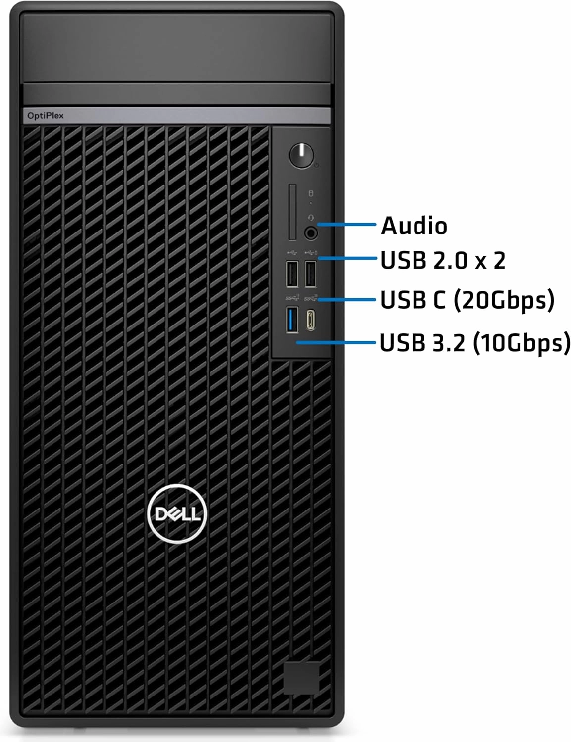 Dell Optiplex Plus Desktop Computer, Intel i9-12900K, 64GB RAM, 4TB NVMe PCIe SSD, Nvidia Quadro P1000 4GB Graphics, 4 x Mini-DisplayPort, HDMI, Wi-Fi, BT, USB C, Windows 11 Pro, Black Tower