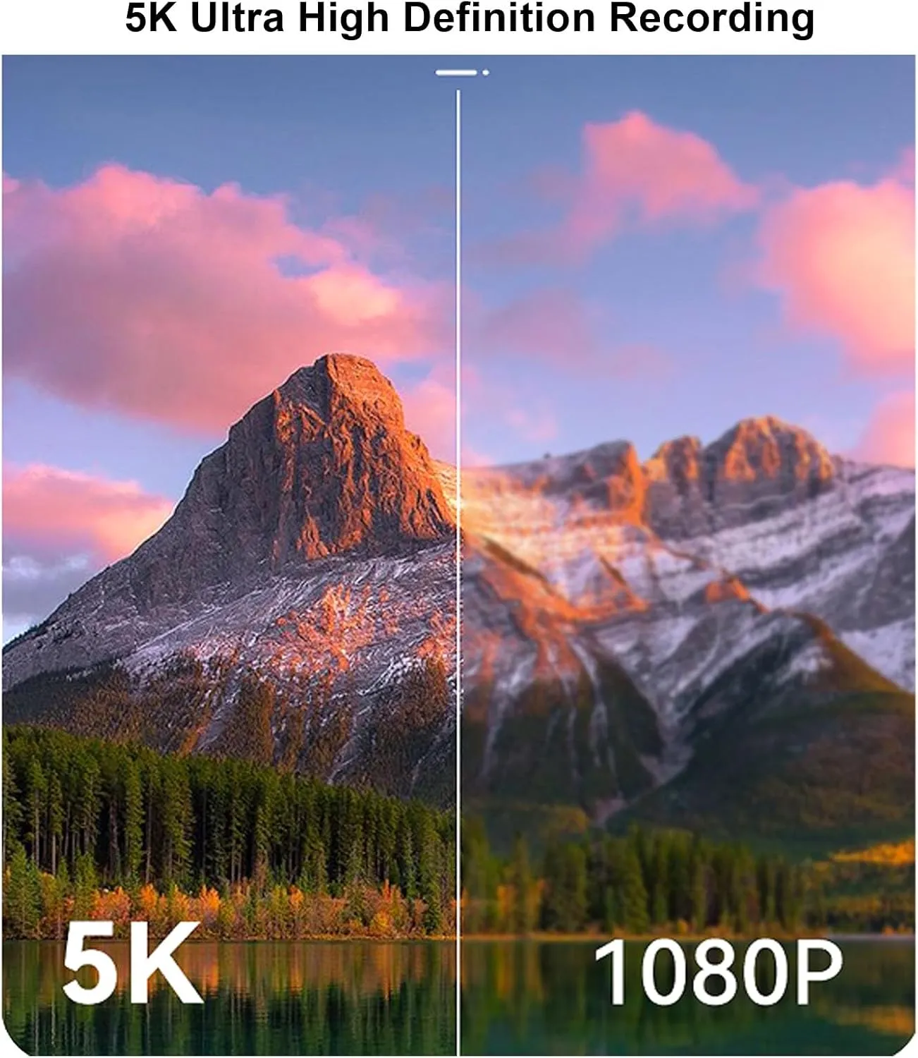 Digital Camera 5K HD, 75MP UHD WiFi Vlogging Camera with 3 Inch Flip Screen, 18X Optical Zoom, 18XAF Autofocus, Flash & Fill Light, Anti Shake, Travel Cameras for Photography (White)