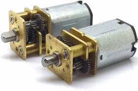 DIY Accessories Electronic Starter 2PCS Mini N20 Electric Electronic Starter, for DIY Robot Micro Smart Car Electronic Lock Toy, Slow Speed Full Metal Gearbox Gear Electronic Starter