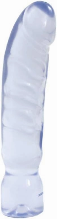 Doc Johnson Crystal Jellies - 12 Inch Big Boy - Clear