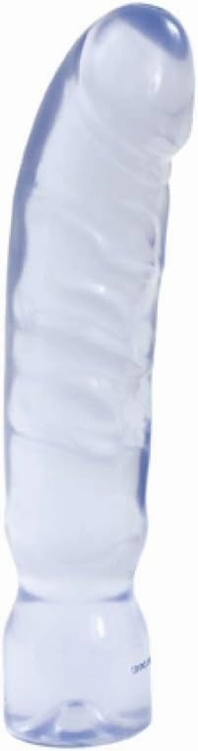 Doc Johnson Crystal Jellies - 12 Inch Big Boy - Clear