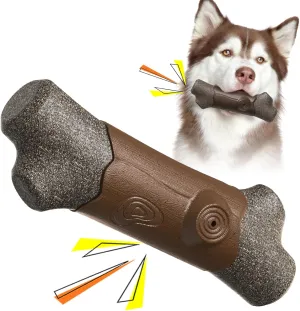 Dog Chew Indestructible Toy for Large Aggressive Chewers Extra-Large Breed Dogs Tough Enduring Boredom Stimulating Squeak Toys Interactive Teeth Indoor/Outdoor
