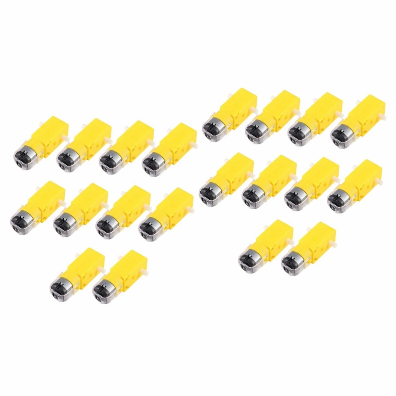 DOITOOL 20pcs High Torque Geared Electric Motor for Smart Car Robot Projects for Cars and Electronic Toys