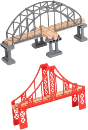 Educational Track Toys Assembled Train Bridge Replacement Bridge for Compact Lightweight