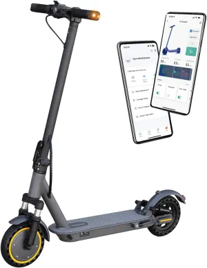 Electric Scooter, 350W Motor, 21-23 Miles Long Range, 19 Mph Speed, 8.5" Portable Folding Commuting Scooter, Double Braking System, Max Load 264Ibs