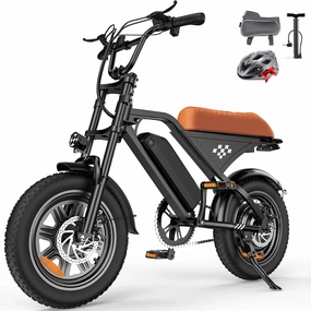 Electric Bike for Adults,16" Electric Dirt Bike with 750W Motor,22MPH 55 Miles PAS Range ebikes for Adults,UL2849 Certified 374.4WH Battery USB Charging Commute Off Road Ebike