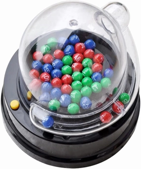 Electric Shake Lucky Ball Portable Bingo Machine Cage Game Mini Machine Electric Shake Lucky Ball Machine for Party Game Supplies