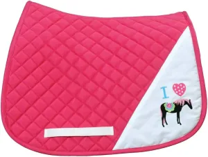 Equine Couture Pony Girl Saddle Pad Hot Pink