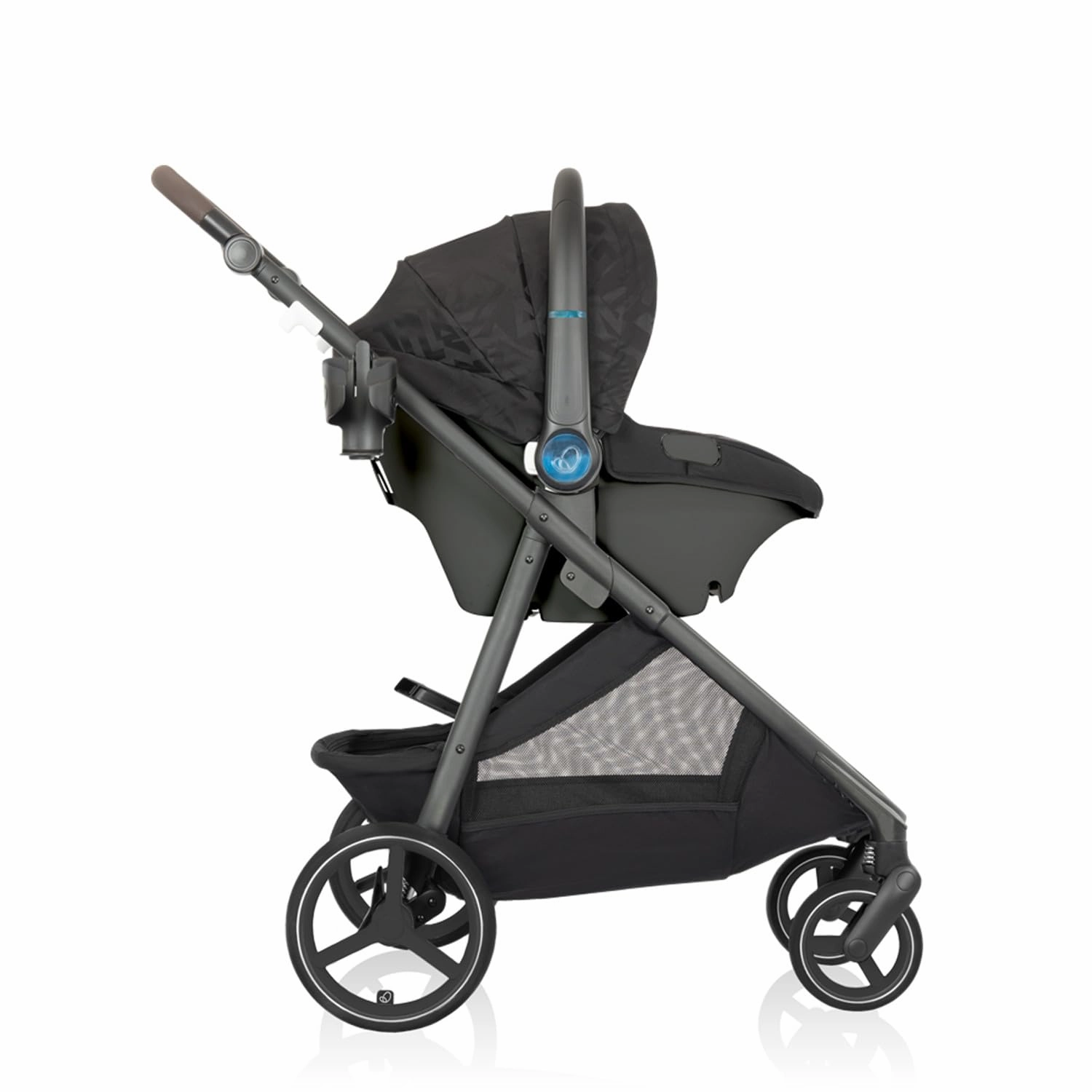 Evenflo Shyft Intuiti  Travel System Featuring Revolve180 LiteMax NXT with SensorySoothe (Dubhan Black)