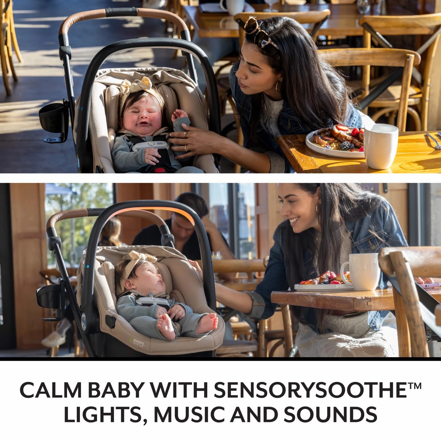 Evenflo Shyft Intuiti  Travel System Featuring Revolve180 LiteMax NXT with SensorySoothe (Dubhan Black)