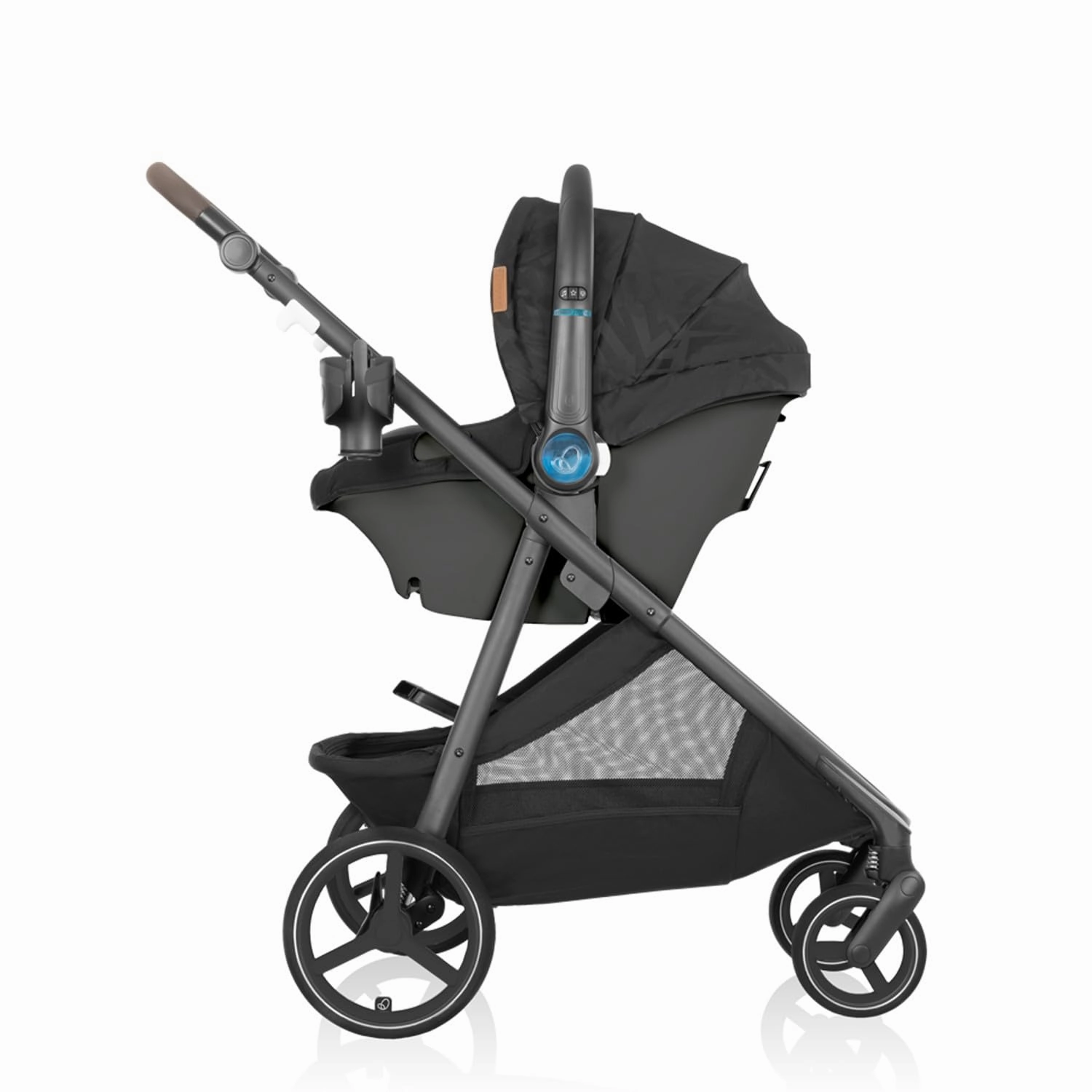 Evenflo Shyft Intuiti  Travel System Featuring Revolve180 LiteMax NXT with SensorySoothe (Dubhan Black)