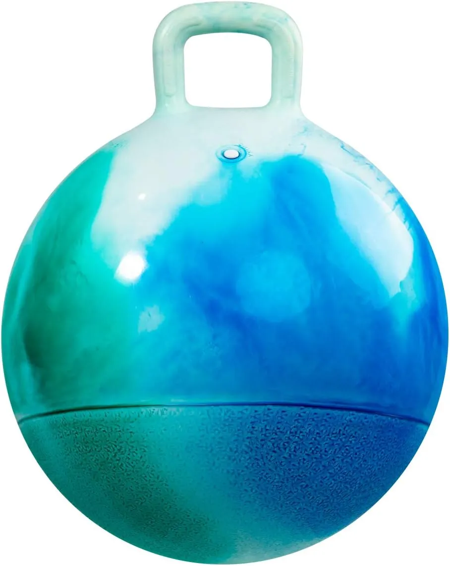 EVERICH TOY Hopper Ball, Clouds Hopping Toys for Kids, 20 Inch Bouncy Ball with Handle, Inflatable Bouncing Hoppity Hop Toys for Boys and Girls Gifts