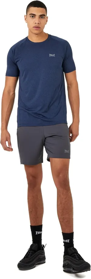Everlast Men's Lightweight Crewneck Poly T-Shirt Navy Blue