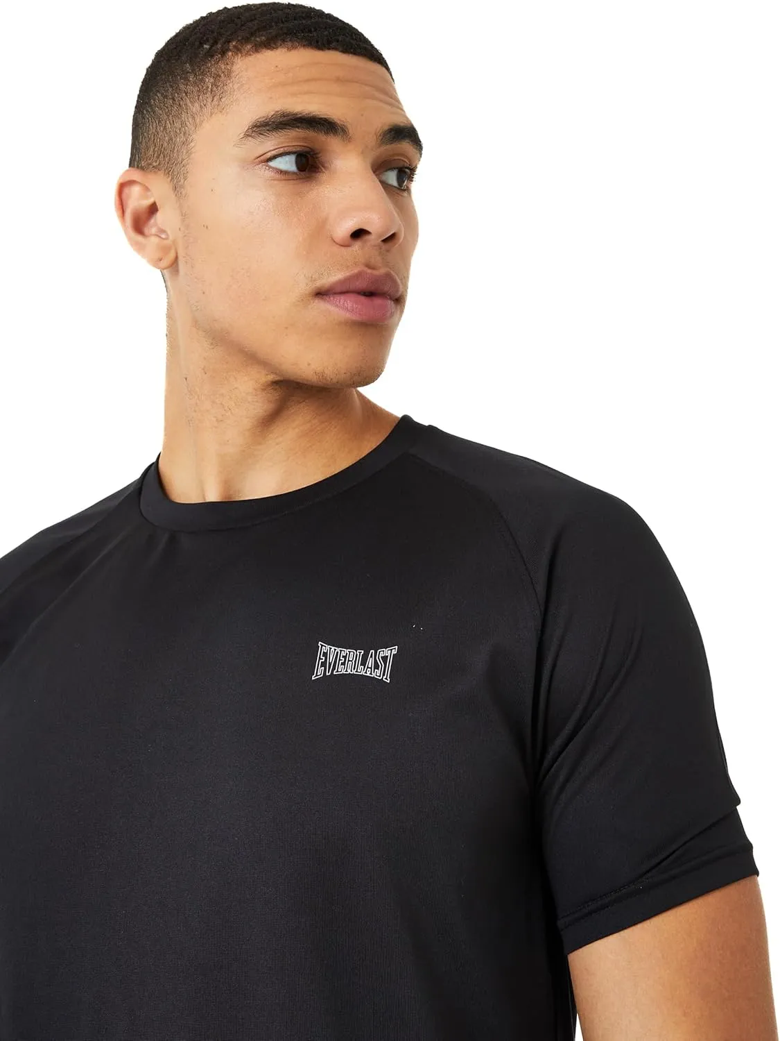 Everlast Men's Lightweight Crewneck Poly T-Shirt Navy Blue