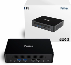 F9 Mini PC, Intel 13th Raptor Lake i5-13420H, 16GB DDR4 RAM, 512GB M.2 SSD, Support 8K, Triple Display, HDMI x1, DP, USB3.2 Gen 1 x4, USB2.0 x2, Type-C, WiFi6/BT5.2, 2.5GB LAN x2, Win11 Pro