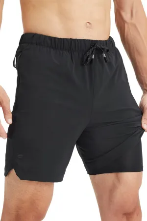 Fabletics Men's The One Short (Lined), Training, Swimming, Lightweight, Quick-Dry, Zip Pocket, Stretch Woven