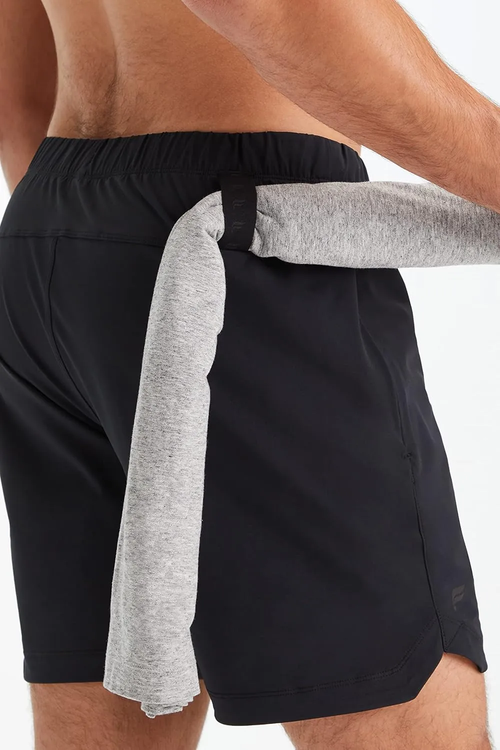 Fabletics Men's The One Short (Lined), Training, Swimming, Lightweight, Quick-Dry, Zip Pocket, Stretch Woven