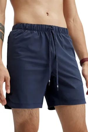Fabletics Men's The One Short (Unlined), Training, Swimming, Lightweight, Quick-Dry, Zip Pocket, Stretch Woven
