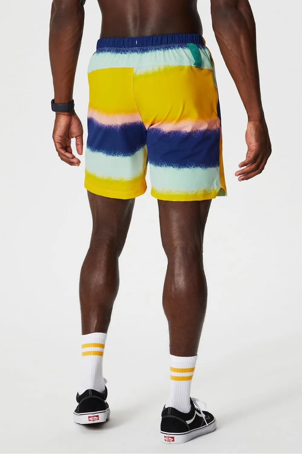 Fabletics Men's The One Short (Unlined), Training, Swimming, Lightweight, Quick-Dry, Zip Pocket, Stretch Woven