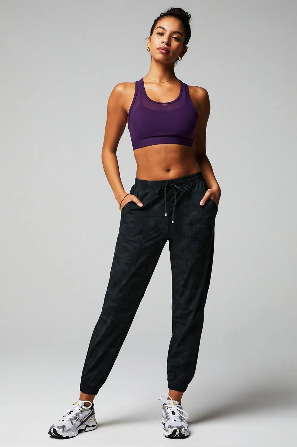 Fabletics Women's The One Jogger, Quick-Dry, Hidden Pockets, Zip Pockets, UPF Protection, Anti-Stink, Lightweight