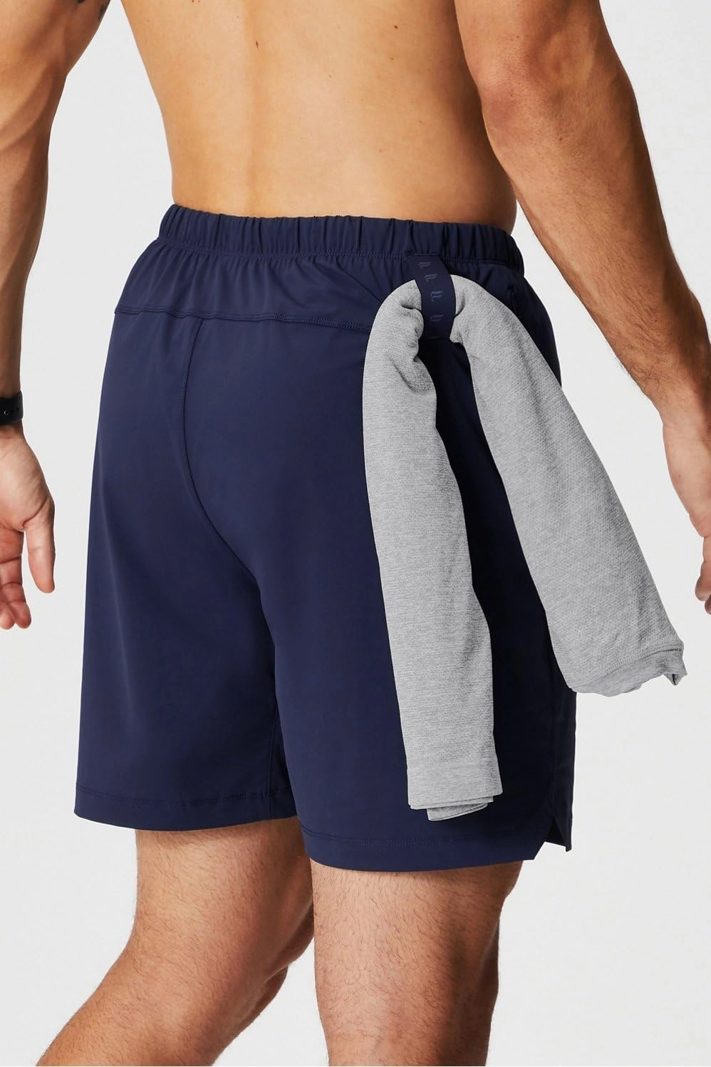 Fabletics Men's The One Short (Lined), Training, Swimming, Lightweight, Quick-Dry, Zip Pocket, Stretch Woven