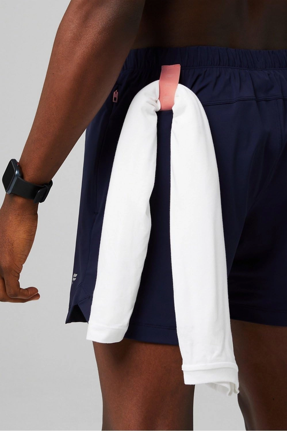 Fabletics Men's The One Short (Unlined), Training, Swimming, Lightweight, Quick-Dry, Zip Pocket, Stretch Woven