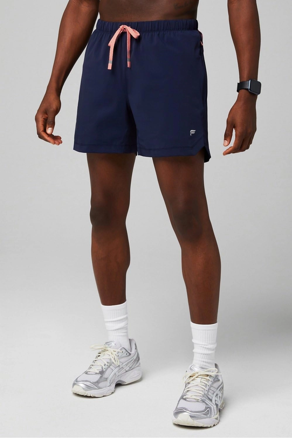 Fabletics Men's The One Short (Unlined), Training, Swimming, Lightweight, Quick-Dry, Zip Pocket, Stretch Woven