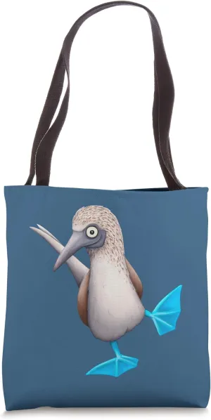 Fancy Dancing Sea Bird Funky Blue Foot Booby Tote Bag