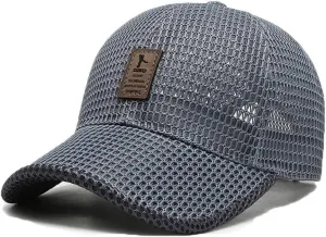 FASHIXD Summer Mesh Baseball Cap for Men Women Trucker Mesh Hat Baseball Hats Outdoor Sports Running hat