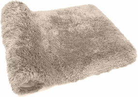 FIFU Bathroom Rugs 17" W x 24" L, Bath Mat for Bathroom, Bedroom, Laundry Room & Kitchen, Non-Slip Rubber Latex Backing, Extra Soft and Absorbent Microfiber Carpet, Machine Washable Rug, Beige