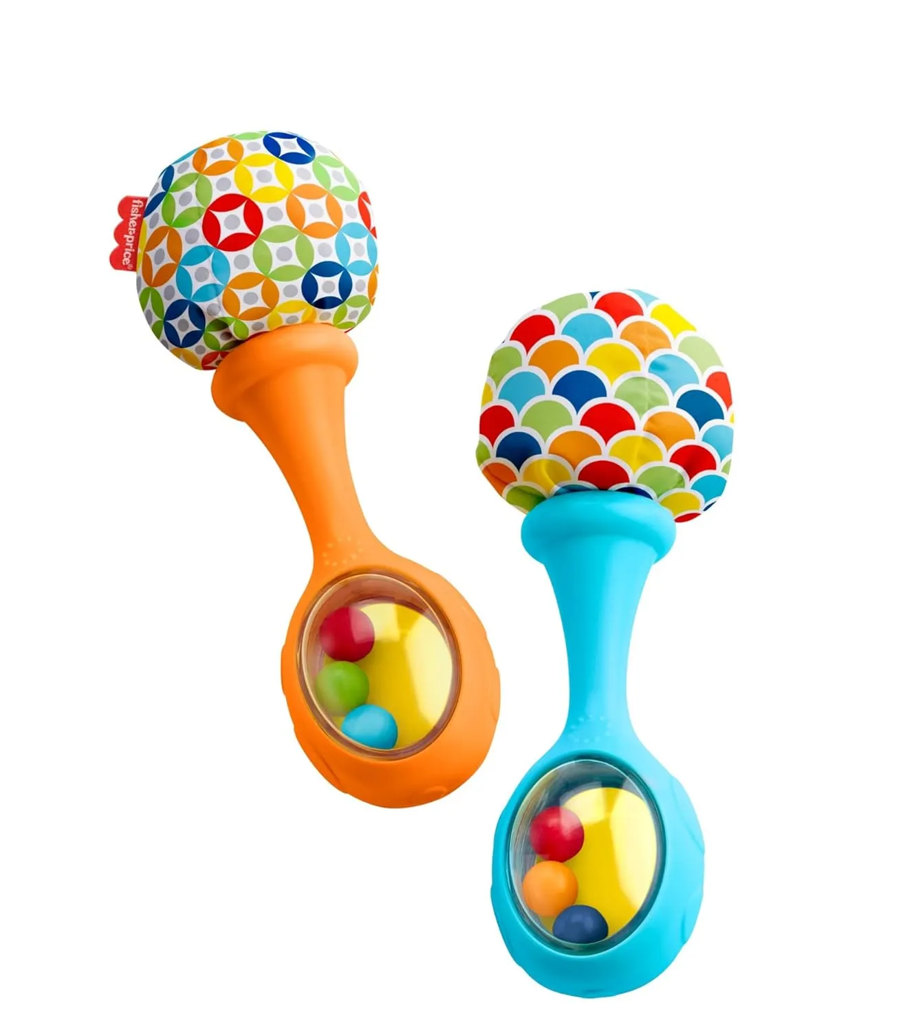 Fisher-Price Baby Portable Baby Chair Kick & Play Deluxe Sit-Me-Up Seat with Piano Learning Toy & Snack Tray for Infants to Toddlers & Newborn Toys Rattle 'n Rock Maracas