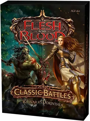 Flesh and Blood Classic Battles Rhinar VS Dorinthea