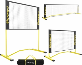 Flex Version 4 ft Pickleball Small Training Rebounder Net - Expandable to 10 ft for Double Player Practice - Outdoor Game - Fully Adjustable Regulation Height, Quick Setup